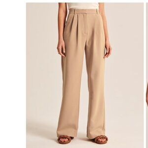 XS Abercrombie Tailored Relaxed Ultra-Wide Leg Pants